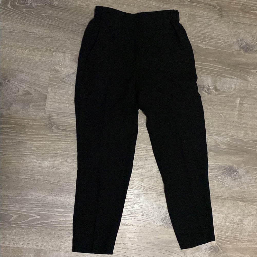 *LIKE NEW* J Crew Women’s Elastic Waist Black Trousers